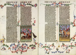 Lot 1476, Auction  119, Wenzelsbibel, Die, Codices Vindobonenses 2759-2764 der Österreichischen Nationalbibliothek 