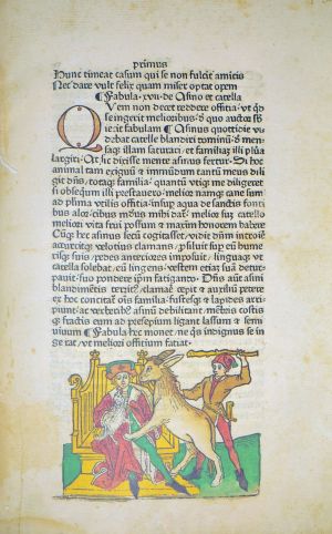 Lot 1481, Auction  119, Aesopus, Vita et fabulae