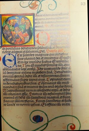 Lot 1558, Auction  119, Missale des Grafen Asmus von Wertheim, Das, Cod. lat. 221