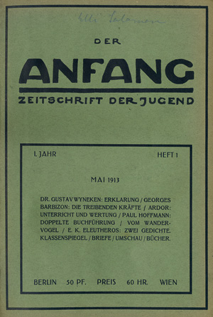 Lot 3004, Auction  119, Anfang, Der, Zeistchrift der Jugend