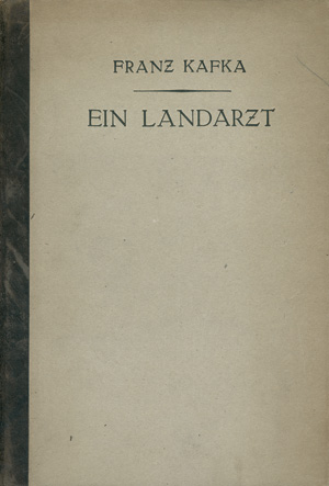 Lot 3210, Auction  119, Kafka, Franz, Ein Landarzt