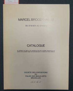 Lot 3247, Auction  119, Broodthaers, Marcel, Catalogue