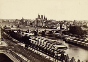 Lot 4014, Auction  119, Baldus, Edouard-Denis, View over the Seine of Notre-Dame de Paris