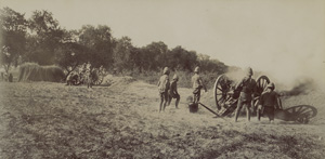 Lot 4032, Auction  119, British India, Native officers and soldiers during maneuvers as well as group portraits