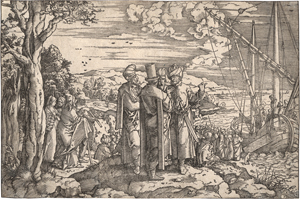 Lot 5011, Auction  119, Swart van Groningen, Jan, Die Predigt Christi auf dem Schiff