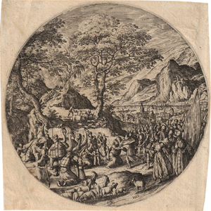 Lot 5026, Auction  119, Bol, Hans, Die Versöhnung von Esau und Jakob
