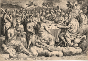 Lot 5030, Auction  119, Gheyn II, Jacques de, Das Göttermahl zur Hochzeit von Peleus und Thetis