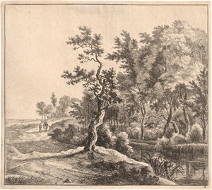 Lot 5047, Auction  119, Hackaert, Jan, Die Landschaft mit der kurvenreichen Straße