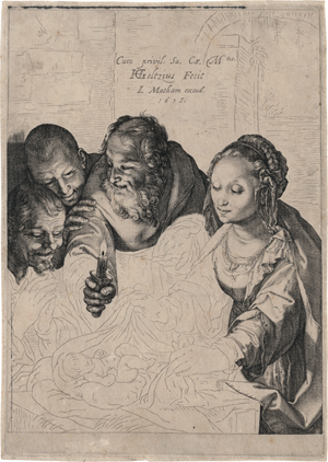 Lot 5119, Auction  119, Goltzius, Hendrick, Die Anbetung der Hirten