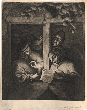 Lot 5166, Auction  119, Ostade, Adriaen van, Die Sänger am Fenster