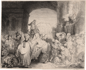 Lot 5185, Auction  119, Rembrandt Harmensz. van Rijn, Der Triumph des Mardochäus