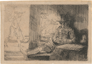 Lot 5196, Auction  119, Rembrandt Harmensz. van Rijn, Das Kolf-Spiel