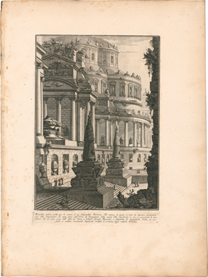 Lot 5277, Auction  119, Piranesi, Giovanni Battista, Prima parte di architetture e prospettive