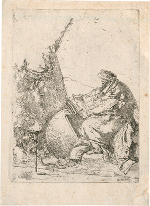 Lot 5293, Auction  119, Tiepolo, Giovanni Battista, Der Philosoph