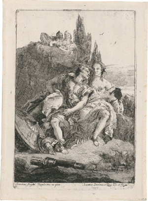 Lot 5296, Auction  119, Tiepolo, Giovanni Domenico, Gli Amori di Rinaldo e Armida