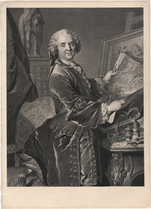 Lot 5301, Auction  119, Wille, Johann Georg, Bildnis des Malers Jean Baptiste Massé