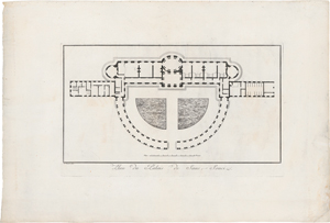 Lot 5535, Auction  119, Piranesi, Francesco, Plan du Palais de Sans Souci