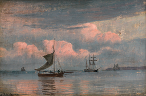 Lot 6119, Auction  119, Blache, Christian Vigilius, Sonnenuntergang vor der dänischen Küste