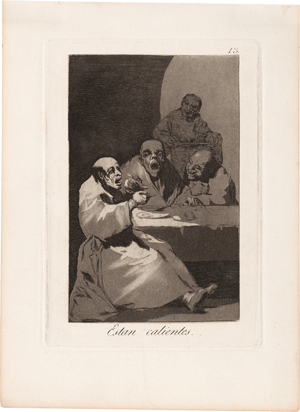 Lot 6340, Auction  119, Goya, Francisco de, Estan calientes - Sie sind warm