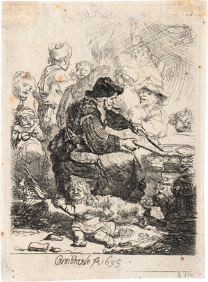 Lot 6354, Auction  119, Rembrandt Harmensz. van Rijn, Die Pfannenkuchenbäckerin