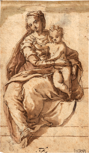 Lot 6524, Auction  119, Marchetti, Marco - zugeschrieben, zugeschrieben. Madonna mit Kind, sitzend