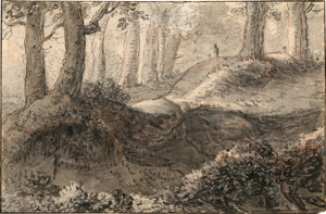 Lot 6550, Auction  119, Flämisch, um 1600. Hügelige Waldlandschaft mit Staffagefiguren