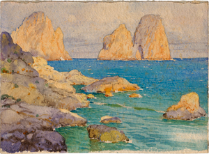 Lot 6908, Auction  119, Rothaug, Alexander, Capri: Blick auf die Faraglioni