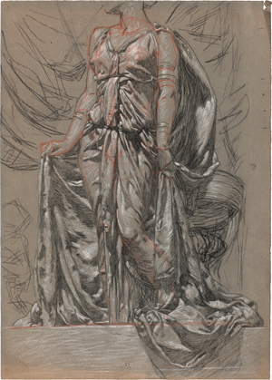 Lot 6975, Auction  119, Rothaug, Alexander, Stehende Frau mit drapiertem Gewand
