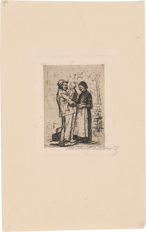 Lot 7175, Auction  119, Kollwitz, Käthe, Begrüßung (Begegnung)