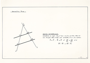 Lot 7340, Auction  119, Venet, Bernar, 8 drawings from 1966 