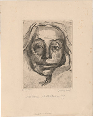 Lot 7345, Auction  119, Weiss, Hedwig, Porträt Käthe Kollwitz