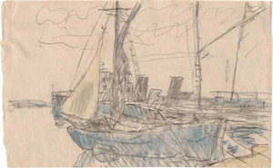 Lot 8007, Auction  119, Bonnard, Pierre, Kleines Schiff im Hafen