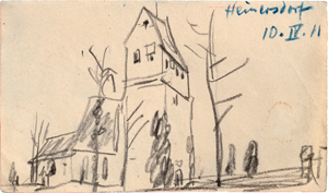 Lot 8044, Auction  119, Feininger, Lyonel, Heinersdorf (Dorfkirche)