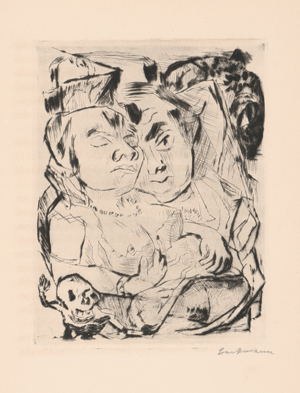 Lot 8064, Auction  119, Beckmann, Max, Die Fürstin. Illustration zu Kapitel 5