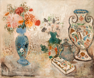 Lot 8122, Auction  119, Peiffer-Watenphul, Max, Stilleben mit Blumenvasen und Pralinenschachtel
