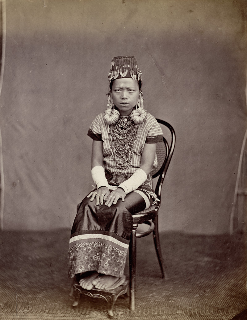 Lot 4069, Auction  119, Lambert, Gustave Richard, Higher ranking Dayak woman at Kuching in Sarawak, Borneo