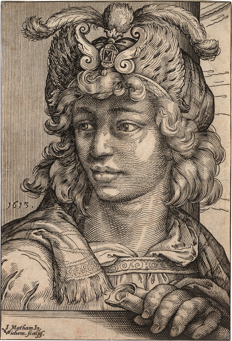 Lot 5028, Auction  119, Sichem, Christoffel van, Bildnis eines jungen Mannes mit Federmütze. 
