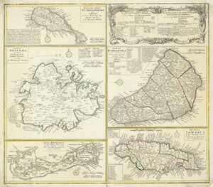 Lot 44, Auction  120, Homann, Johann Baptist, Die englische Colonie-Länder auf den Insuln von America