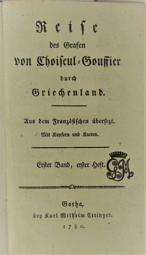 Lot 79, Auction  120, Choiseul-Gouffier, M.-G.-F.-G. de, Reise durch Griechenland