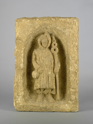 Lot 1546, Auction  120, Mercurius-Weihrelief, Gallo-römisches Weihrelief aus Kalkstein