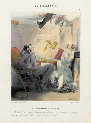 Lot 2090, Auction  120, Polkamanie, La und Vernier, Charles - Illustr., Charakteristische Folge von 11 farbigen Tafellithographien 