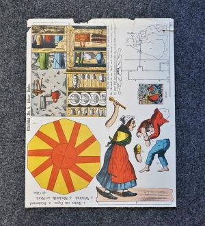 Lot 2247, Auction  120, Ofenspiele, Serie von 4 chromolithographischen Ausschneidebogen