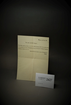 Lot 2427, Auction  120, Willstätter, Richard, Brief 1932