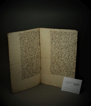 Lot 2429, Auction  120, August, Kurfürst von Sachsen, Brief zur Schaffung von Religionsfrieden 1569