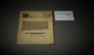 Lot 2447, Auction  120, Philippi, Johann Christian, Mandat 1676