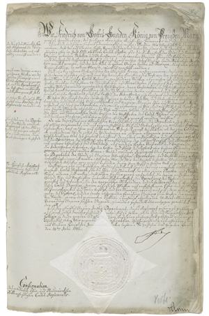 Los 2451 - Friedrich II., der Große, König von Preußen - 53 Briefe und Urkunden + Beilagen - 0 - thumb