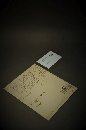 Lot 2454, Auction  120, Friedrich II., der Große, Brief 1774 an den Minister v. der Schulenburg