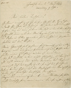 Lot 2468, Auction  120, Friesen, Friedrich, Brief 1813
