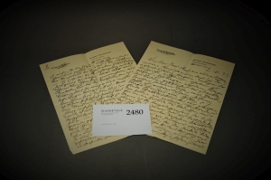Lot 2480, Auction  120, Barlach, Ernst, Brief 1933 an Ludwig Katzenellenbogen