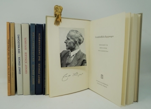 Lot 2984, Auction  120, Jünger, Ernst, Konvolut von acht Werken aus dem Klostermann Verlag, alle mit eigenh. Widmung